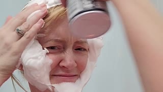 Shaving Cream Covered Face