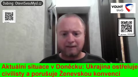 Aktuální situace v Doněcku: Ukrajina ostřeluje civilisty a porušuje Ženevskou konvenci (dabing)