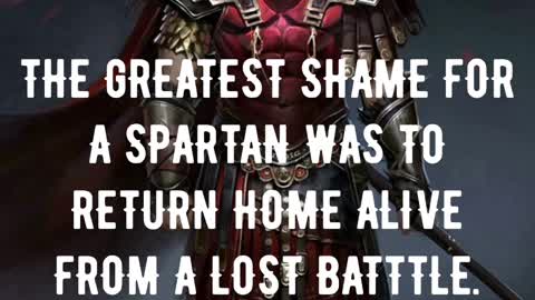 Spartan rule number 1