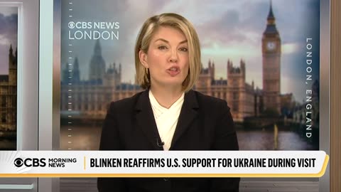 Blinken visits Ukraine, Russia exploiting delay in U.S. military aid