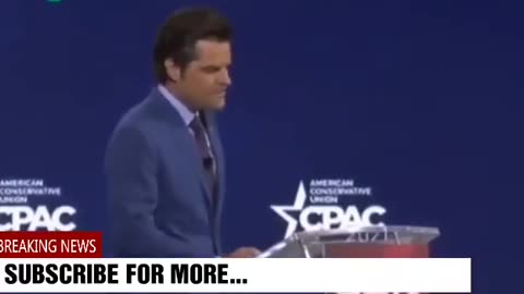 Matt Gaetz DESTROY entire Dems in Epic speech, gets a standing ovation