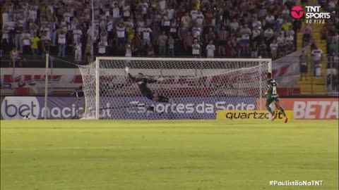 Golaço de Raphael Veiga de fora da área - Botafogo-SP 0 x 1 Palmeiras - Paulistão 19/01/2023