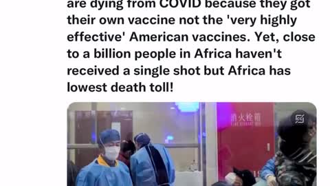 Africa has the lowest death toll