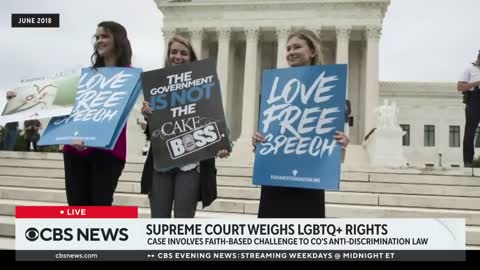 Supreme Court weighs case pitting free speech against LGBTQ+ rights