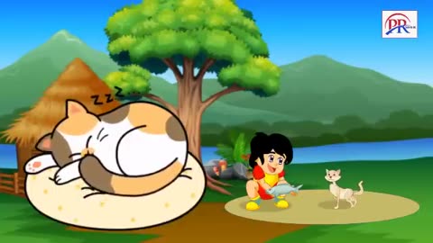 Meow Meow Biralo __ म्याउ म्याउ बिरालाे __ KuKhuri Ka _ कुखुरी कां _ Nepali Rhymes for Children.