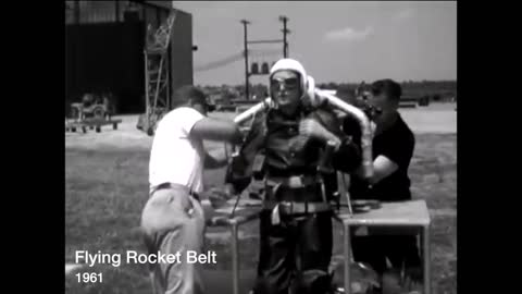 From the Vault: Flying Rocket Belt 1961