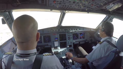 A320 Landing in Jeddah Rwy 34R