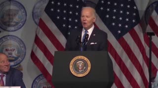 BIDEN: "When I was vice president, things were kinda bad during the pandemic..."
