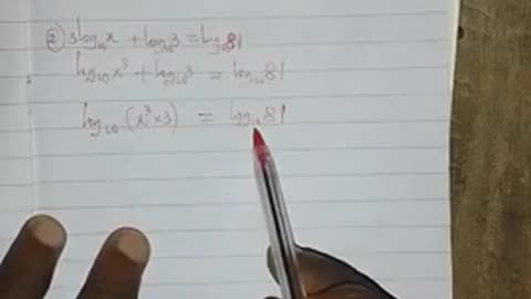 Equations in logarithms