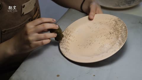 The process of making a plate of “stardust”.【星屑シリーズ】 (1)