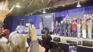 President Trump speaks Manchester NH rally