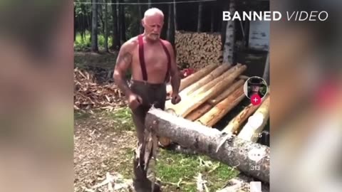 Lumberjack gives EPIC call to action against WEF!