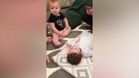 Funny Siblings First Meeting Newborn Baby #2 - WE LAUGH