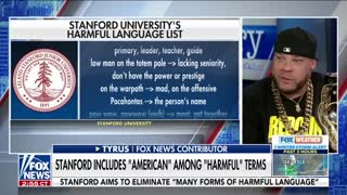 Stanford labels 'American' as a harmful term