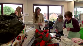 Princess of Wales visits the Baby Bank charity in Windsor