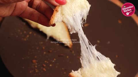 How To Make Mozzarella Cheese In 1 Minute - WITHOUT RENNET - Cheese Toast - Sharmilazkitchen