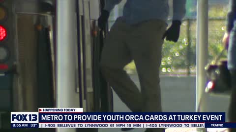 Metro to provide youth Orca cards at turkey event