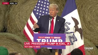 Donald Trump Speech in Adel Iowa - October 16, 2023