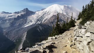 HIKING THE EPIC Burroughs Mountain Trail with SPECTACULAR VIEWS of Mount Rainier National Park! | 4K