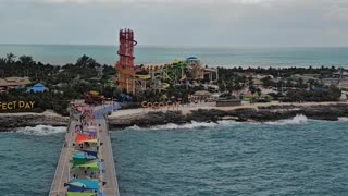 Royal carribean provate island from balcony