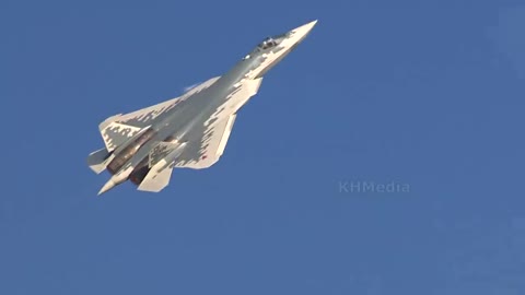 RUSSIA SU 57 FIGHTER JET IN ACTION