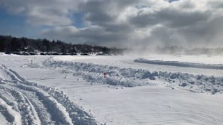 Ice Racing on Moosehead Lake in Maine 2022 (4K UHD)