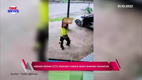 Menari depan CCTV, pemuda tunjuk bukti barang dihantar