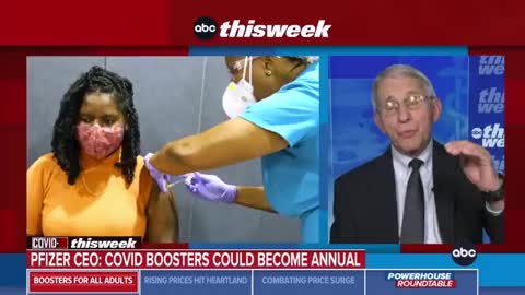 Anthony Fauci - Americans will need boosters every six months 21 NOV 2021