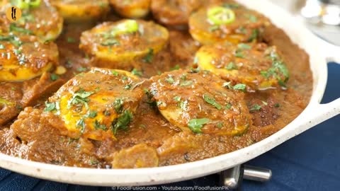 Tawa Egg Masala Dhaba Style Recipe by Food Fusion