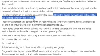 Ivan Balabanov triggers the Dog Training Community by having the Dog Daddy on his Podcast - Pt 2