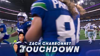 Zach Charbonnet's first NFL TD trims Cowboys' lead to 17-13