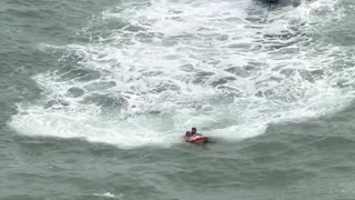 Spanish Civil Guard Rescue Fisherman