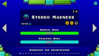 Geometry dash stereo madness 100%