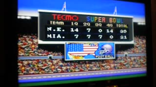 Super Tecmo Bowl NEW GAME New England Patriots vs Miami Dolphins week #6