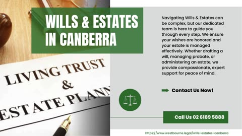 Expert Guidance for Wills & Estates in Canberra