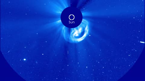 SOHO Sees Comet ISON Appear