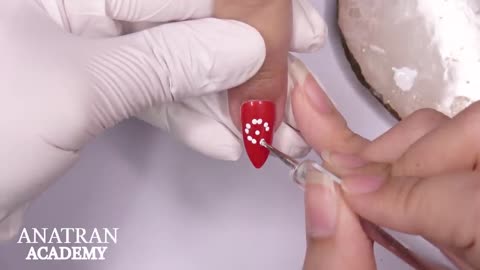 5 EASY FLOWERS NAIL ART FOR BEGINNER