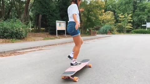 Astro 42 Strawberry and Sofia (Longboard Freestyle & Dancing)