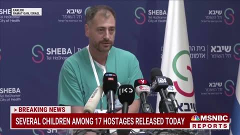 VIDEOS SHOWS THIRD GROUP OF HOSTAGES RELEASE BY HAMAS