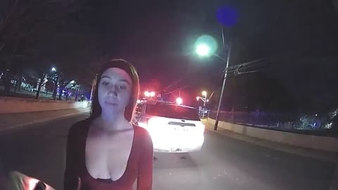 19 year old with boobs hanging out dressed arrested for DUI