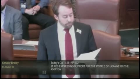 State Senator Eric Brakey dropped bombs about the overthrow of the Democracy of Ukraine, Nazis