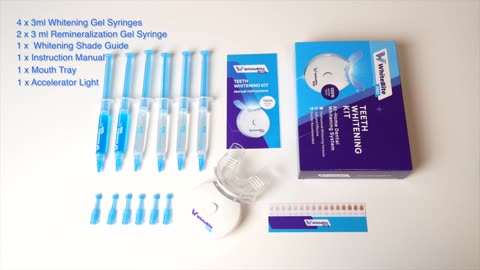 Whitebite Pro Teeth Whitening Kit for Sensitive Teeth with LED Light, 35%.