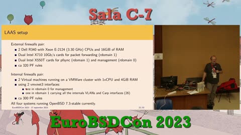 Practical Use of OpenBSD Routing Domains with Redundant Firewalls - Matthieu Herrb - EuroBSDcon 2023