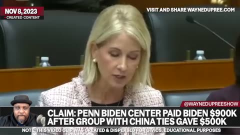 Biden Got Paid Via Biden Penn Center After China Group Made Payments? | Wayne Dupree Podcast