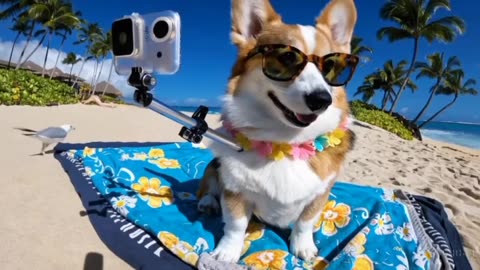 Selfie dog