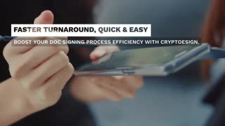 sign-up to #CryptoESIGN electronic signature software.