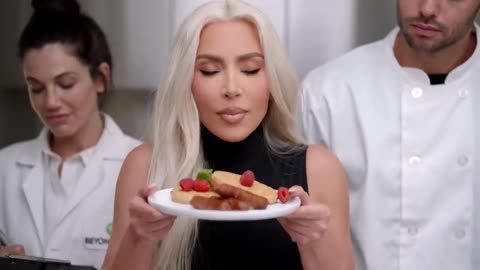 Globalist puppet Kim Kardashian brags about Plant Based Meat that "Saves the Planet"