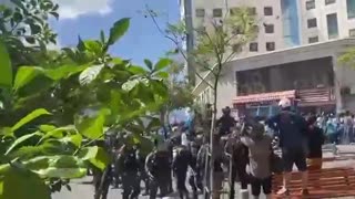 Police and security forces in Tel Aviv clamp down on the violent riotous mobs of Eritreans.