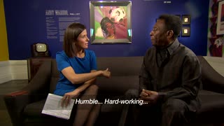 Pele described how he hoped to be remembered