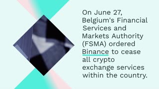 Binance Resumes Services in Belgium After Facing Regulatory Action